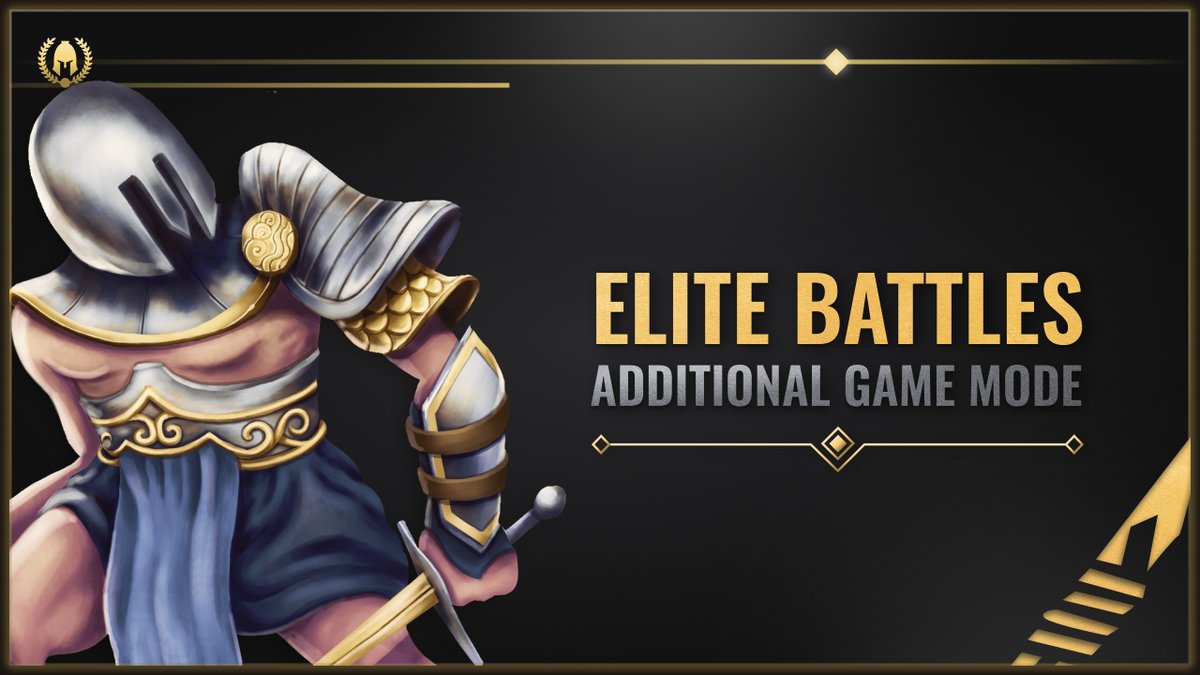 Elite Battles is an additional mode that will be added in the future specifically for the highest ranked gladiators.⚔️

In this mode, players will use 2 out of 4 available skills in addition to a basic attack and an ultimate skill.🔥

#GameFi #P2E #MOBA #eSports #Solana #gem