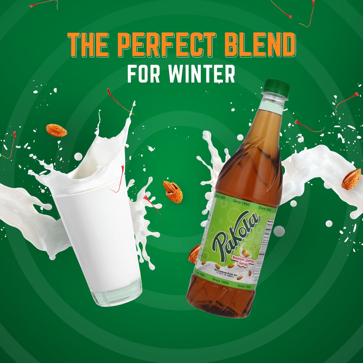 Badam Zafran and Milk is your Go to Drink for this winter!

#DilBolaPakola