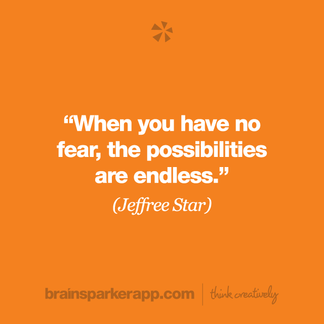 brainsparkerapp's tweet photo. "When you have no fear, the possibilities are endless." ๐ค What fear could you overcome today?
#ignitingcreativity #creativethinking #creativity #creativityquotes https://t.co/MgxmSCdNKr