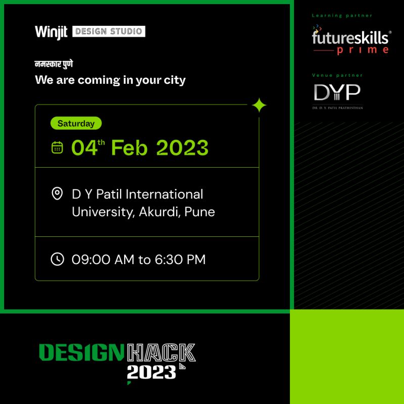 sachind85's tweet image. Registrations for Design Hack 2023 is now open!!
Showcase your creative design skills and win up to Rs. 50,000!

Register here: bit.ly/WinjitDesignHa…

#Winjittech #Winjitdesignstudio #Designhack2023 #nasscom #DesignThinking #uiux #Pune