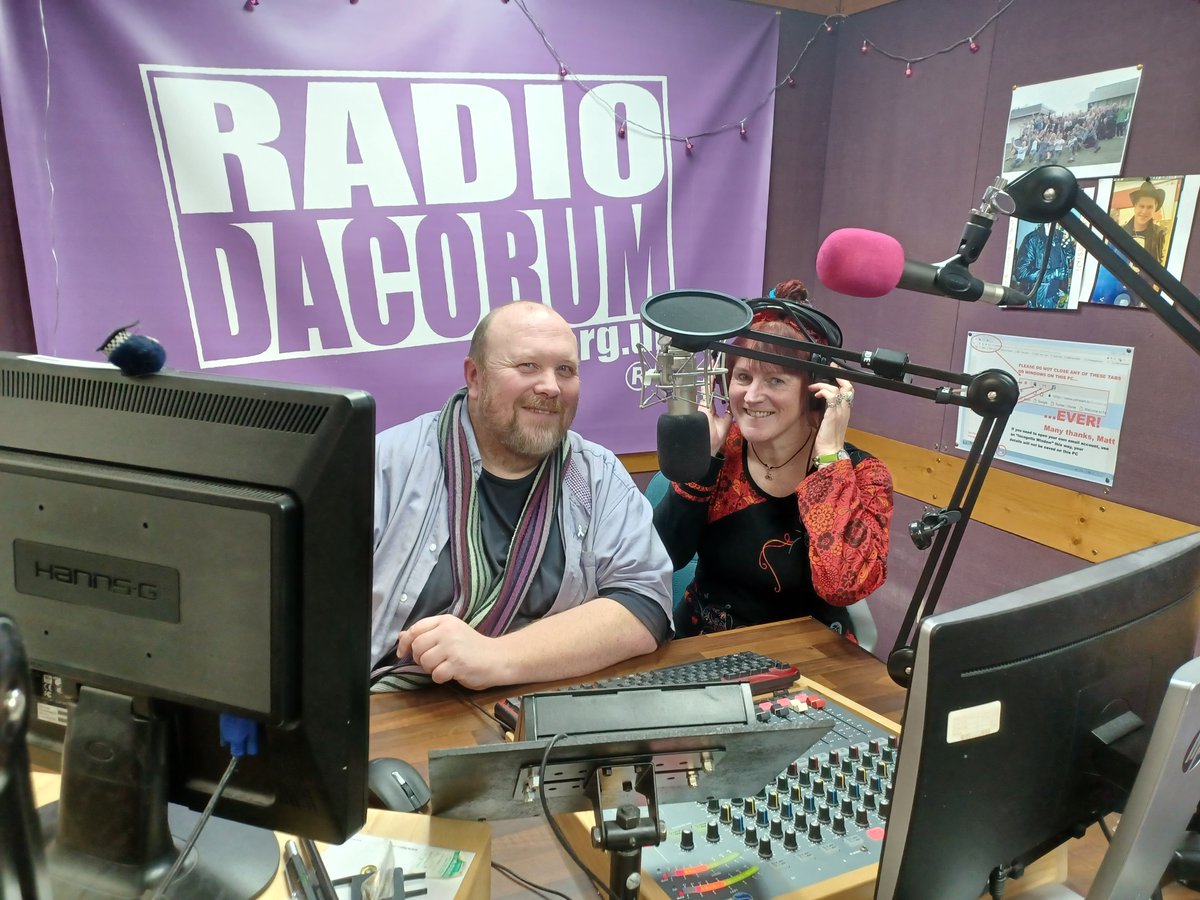 More fun had yesterday at work, chatting to DJ Matt Hatton on Radio Dacorum and playing some records... 🙂 This brilliant local station is always keen to hear from community groups for a chat!
protect-eu.mimecast.com/s/pDETCxlyJhmR…