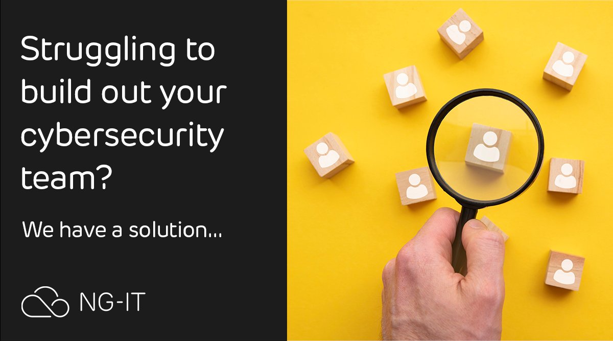 NG_IT_'s tweet photo. We can help your organisation implement a cost-effective, scalable #solution that can provide 24/7 monitoring, detection, and response, reducing the need to invest in expensive #security #infrastructure or personnel. Contact us to find out more.
#cybersecurity #hiring #team https://t.co/ysiZ3m2CSe