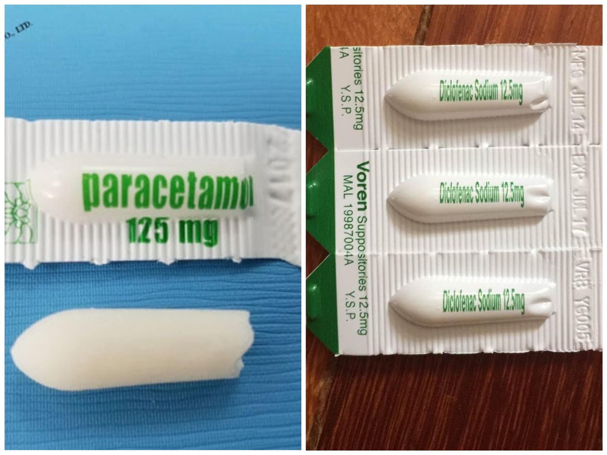 DoktorSamhan's tweet photo. 10 Fakta Wajib Tahu Tentang Ubat Demam Yang Masuk Ikut Bontot Anak

1. Terdapat 2 jenis suppositories di pasaran iaitu Supp Paracetamol dan Supp Voltaren(Diclofenac).

2. Supp Paracetamol terdapat 2 dos iaitu 125mg dan 250mg manakala dos Supp Voltaren 12.5mg dan 50mg. https://t.co/viEQzSLmOa