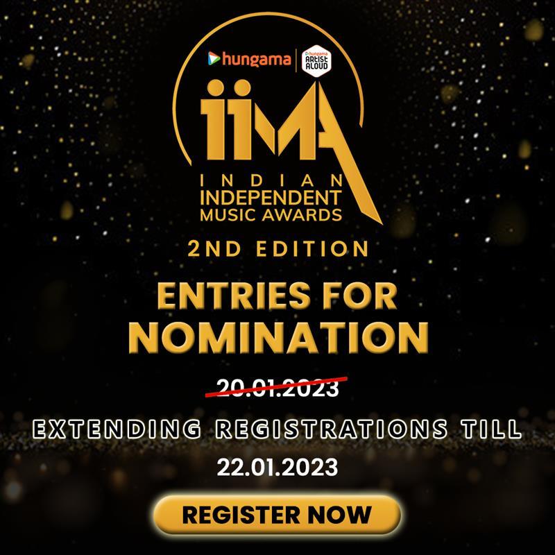 Yes, you heard it right. 
We are extending the registrations for IIMA 2nd edition &amp; you have until 22nd Jan to send in your entries. Register now &amp; get a chance of winning awards across multiple categories.

Check out the website for more details.
hungama.com/IIMA2ndEdition