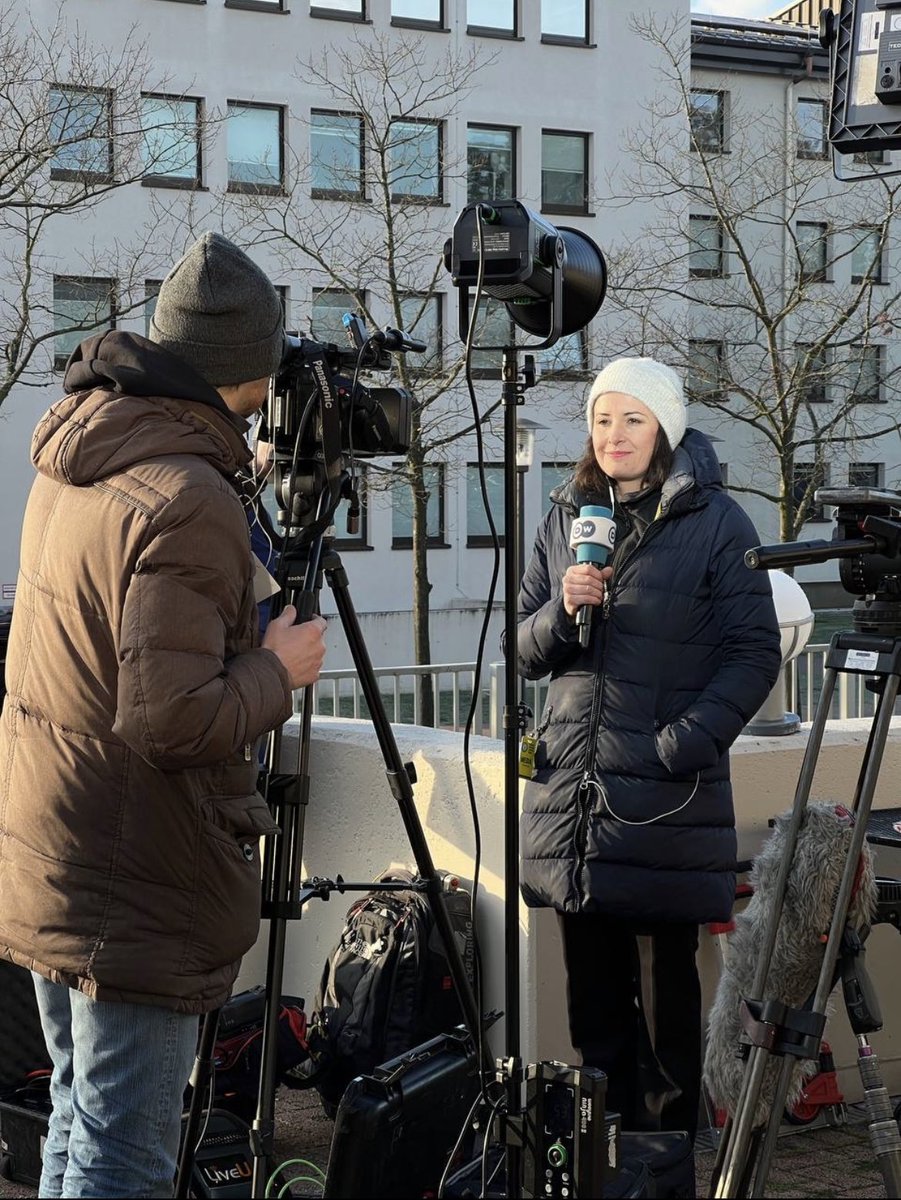 Reporting from #Ramstein today for <a href="/dw_politics/">DW Politics</a> <a href="/dwnews/">DW News</a>, where we‘re expecting the new 🇩🇪 defense minister #Pistorius to address the press at 13:45. Big question: Will Germany give its ✅ to #Leopard2 deliveries to 🇺🇦?📷: <a href="/vterentjeva/">Viktorija Terentjeva</a>