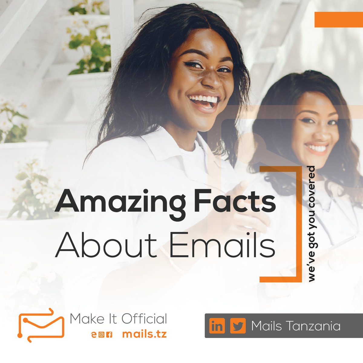11 Amazing Facts about emails. 
#Thread

Tupigie sasa: 0752191873
Tuma Email:  sales@mails.tz

#MakeItOfficial
.
.
#biashara #emails #professionalemails #emailsmarketing #amazing  #mawasiliano  #publicrelation #marketing #amazingfacts #seo #facts
