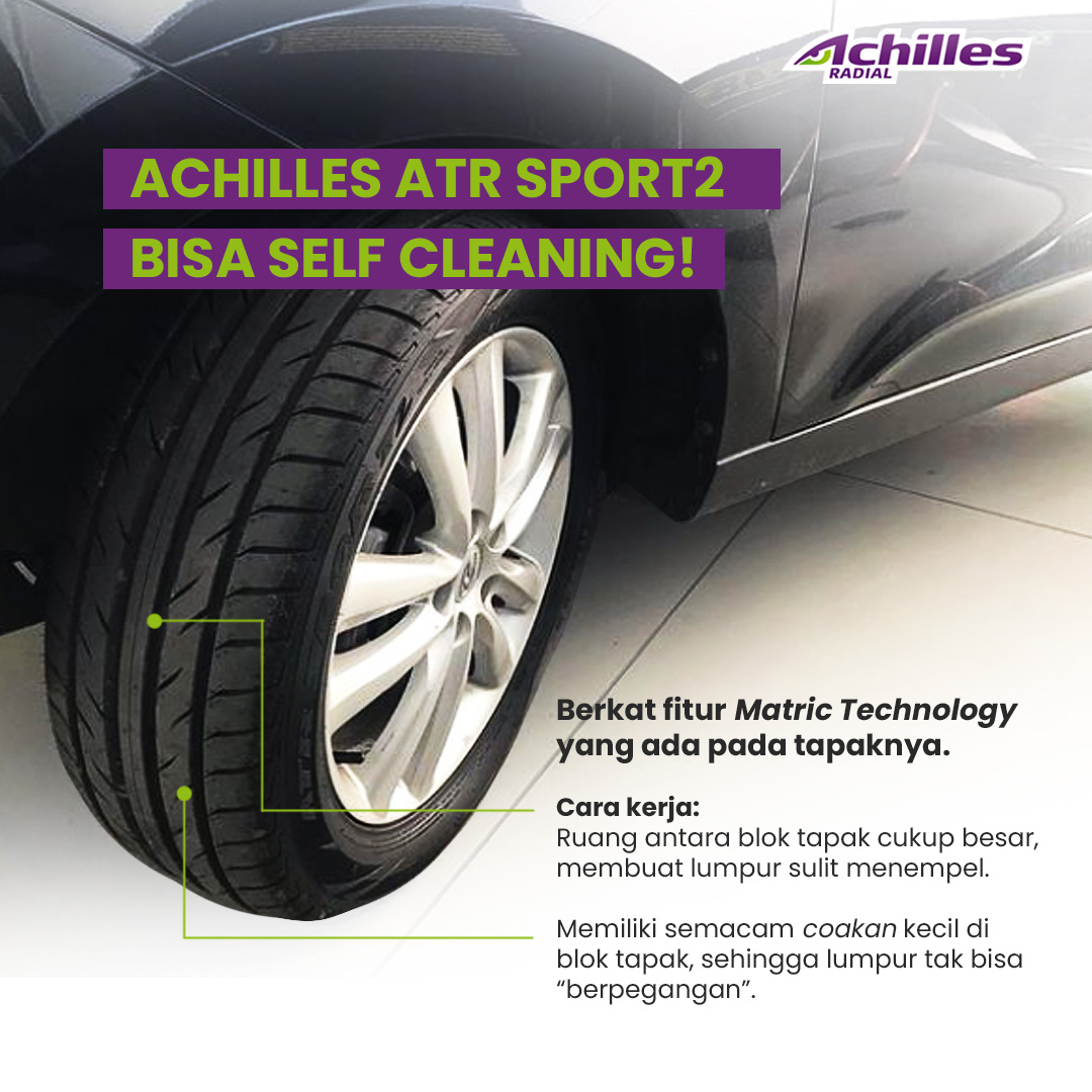 Kebayang enggak kalau ban bisa membersihkan dirinya sendiri?

#AchillesRadial
#TireYouCanTrust
