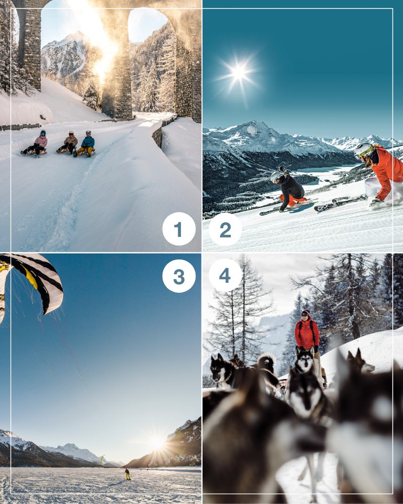 Welche #Wintersportart würdest du jetzt am liebsten treiben? 🛷⛷️🪂🐕