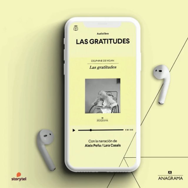 Hace unas semanas me recomendaron escuchar el #audiolibro "Las Gratitudes" de Delphine de Vigan, narrado por Lara Casals y Aleix Peña. Buscaba en aquel momento personal una historia tierna y entrañable. Y sí, sin duda "Las Gratitudes" reúne esa condiciones 😍. Pero ojo: duele.🥺