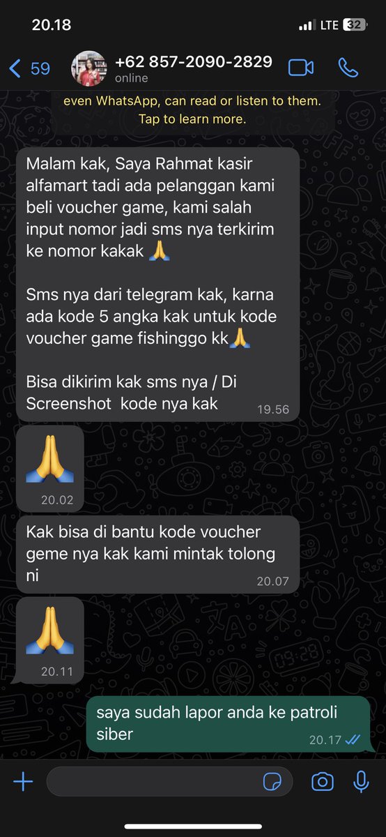 MarioMonroe15's tweet photo. @CCICPolri modus penipuan baru. https://t.co/3MtiIBLwFA