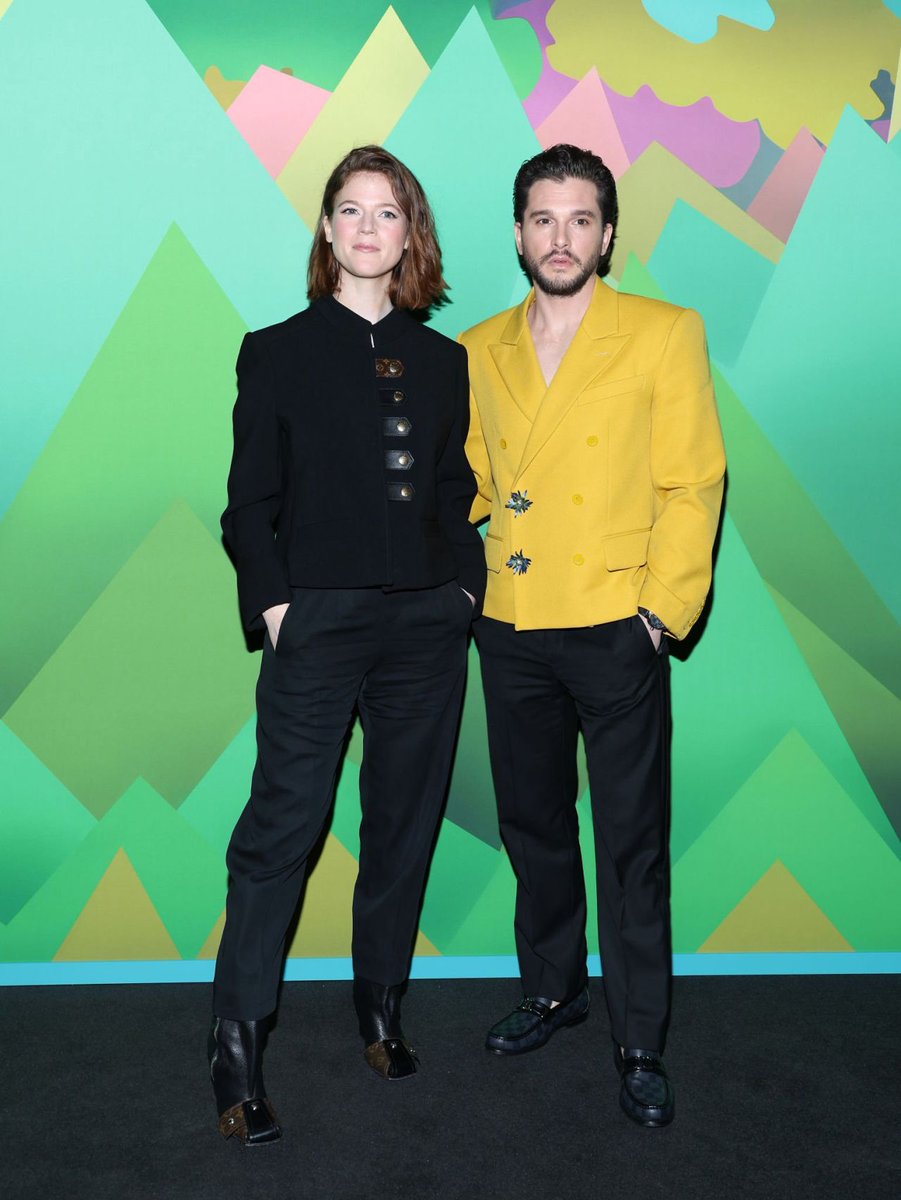 #RoseLeslie And #KitHarrington at  the Louis Vuitt... arrowversestories.blogspot.com/2023/01/rose-l…