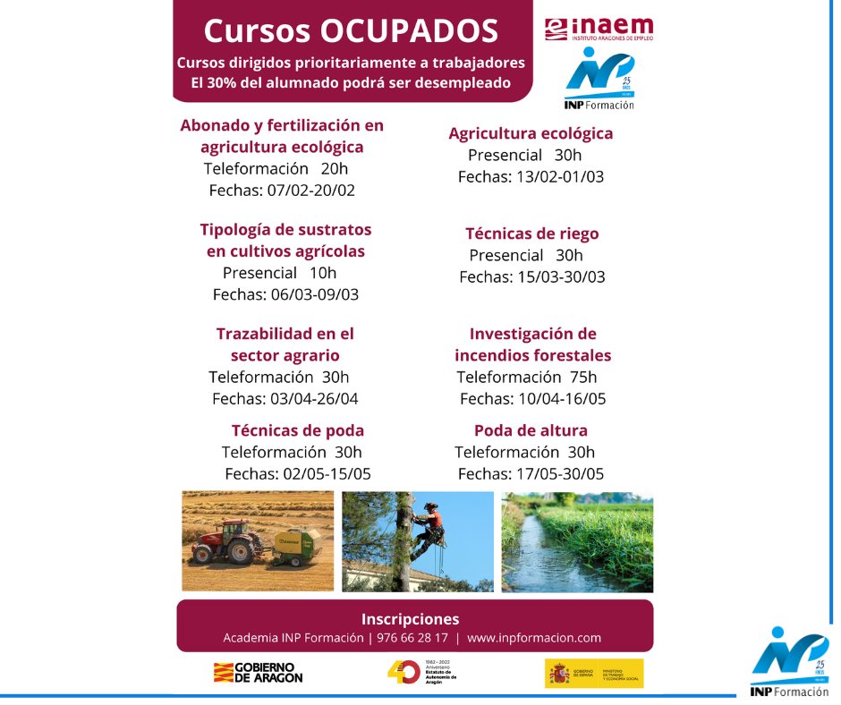 Inp_Formacion's tweet photo. ¡Buenos días!
Ya tenemos preparados los cursos de OCUPADOS para este año 2023 en INP Formación. 

Si quieres más información, visita nuestra web https://t.co/zVEUIzwdgB 

#cursos2023 #formacion https://t.co/lQnbeY7j06