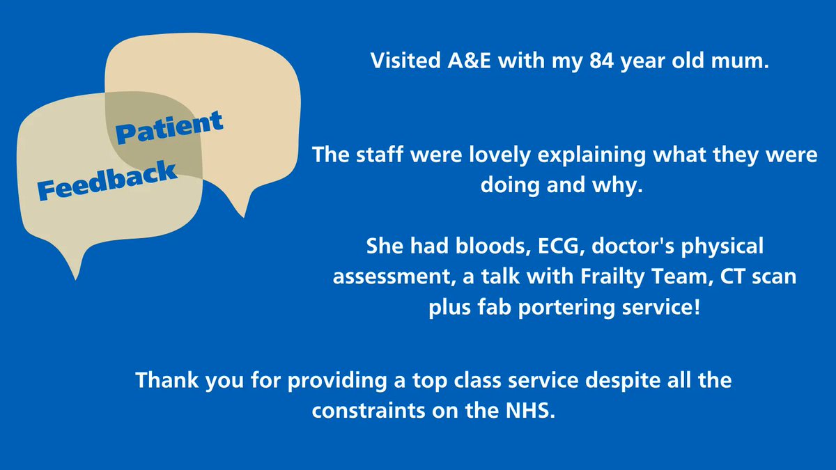 CHFTNHS's tweet photo. How amazing is this feedback? We're biaised of course but we think our staff are pretty amazing! https://t.co/2gONt0dWEf