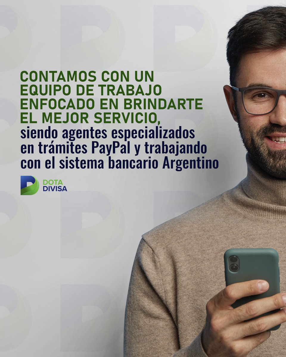 DotaDivisa's tweet photo. ✔️Más de 2 años de servicios impecables a nuestra clientela, validando en cada trámite.
🧑🏻‍💻Contamos con un equipo de trabajo enfocado en brindarte el mejor servicio, siendo agentes especializados en trámites PayPal.
🔐Te damos la asesoría para que tus tramites estén blindados. https://t.co/62HEl0YUfv