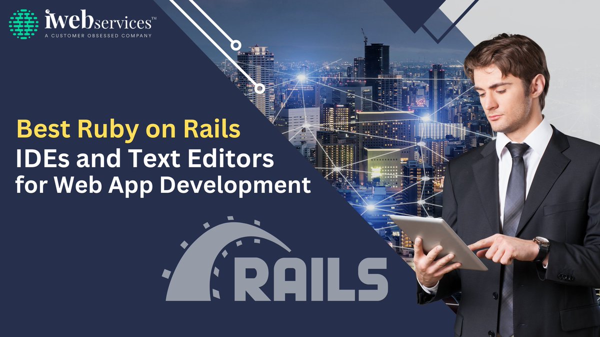 IWebServices's tweet image. Best Ruby on Rails IDEs and Text Editors for Web App Development
Visit here: bit.ly/3WpweF9
#RoRDevelopment #IDE #Framework #Technology #ITServices #WebAppDevelopment #RoRFramework #Trends #WebDevelopment #Business #RubyonRailsDevelopment
