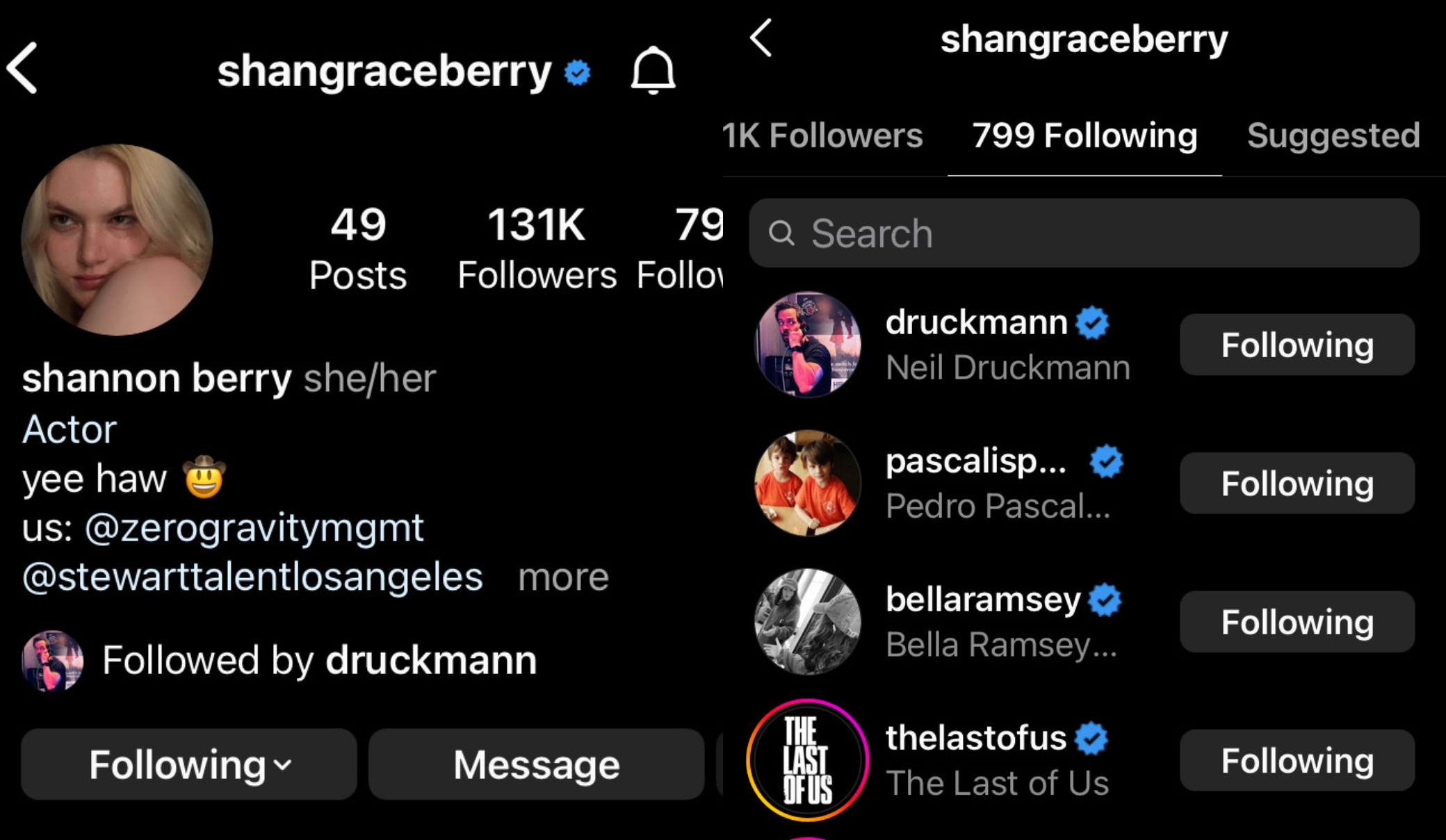 The Last of Us News on X: Shannon Berry as Abby in Season 2 of  #TheLastOfUs? Neil Druckmann is following her on IG.   / X