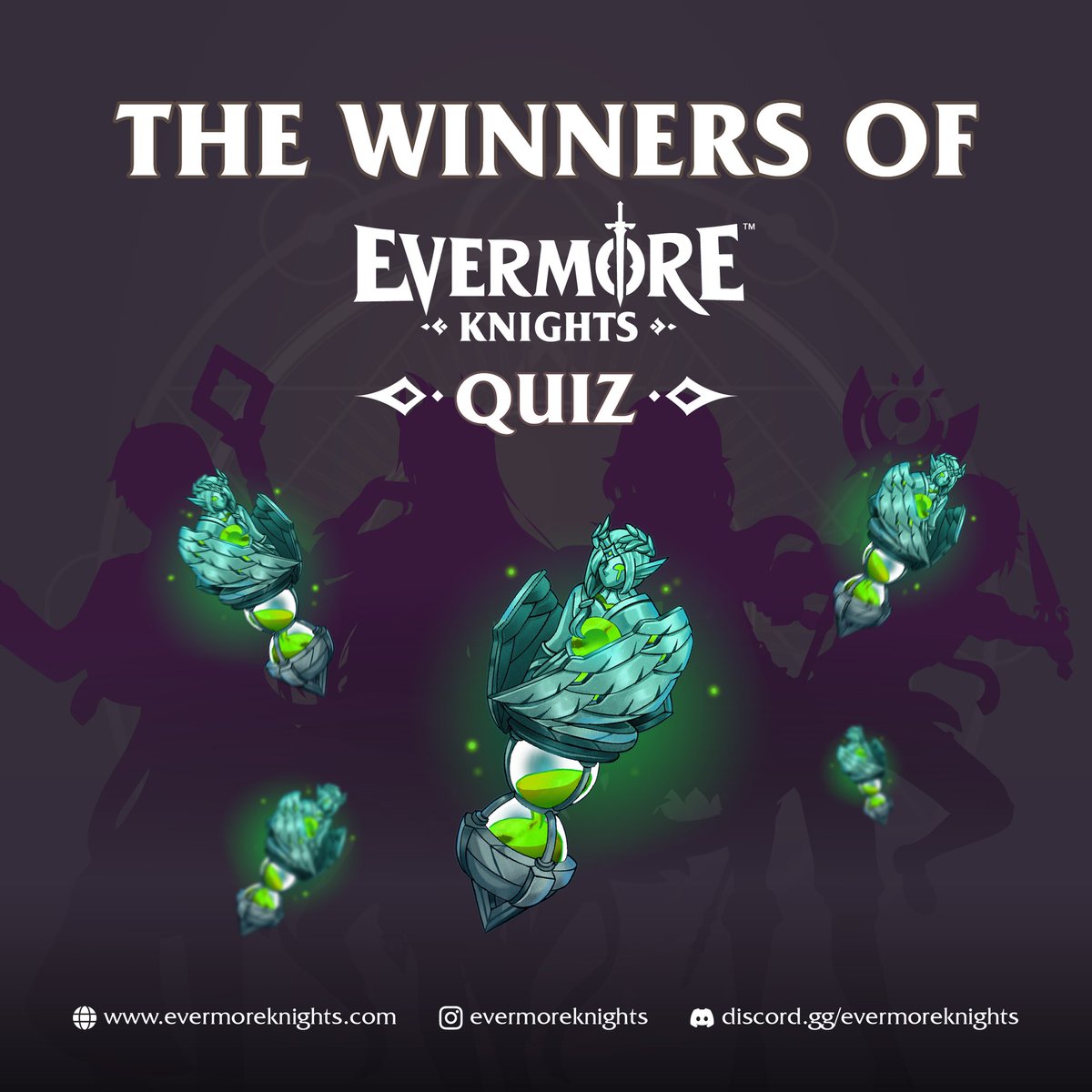 creo_engine's tweet image. 📢Congratulations to all the winners of the quiz! You can check your name. 

Thank you for participating and we look forward to seeing you in our next quiz! 

👾Join Discord: discord.gg/evermoreknights

#CreoPlay #CreoEngine #EvermoreKnights #NFTs #Web3 #Giveaway