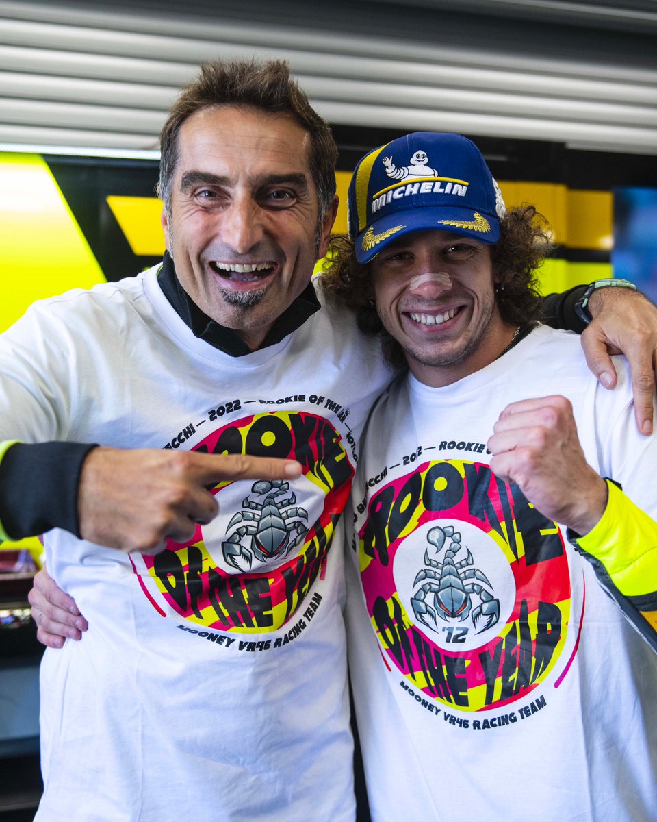 VR46RacingTeam's tweet image. #FridayStats 📊 GUESS WHEN… it was the last year that the Rookie Of The Year title took the road to Italy, before @Marco12_B? 🇮🇹

#MooneyVR46RacingTeam #MotoGP #MarcoBezzecchi #RookieOfTheYear