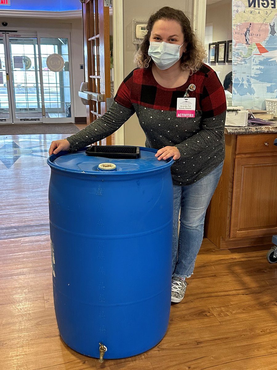 LorainRecycles's tweet image. Congratulations to our #BeRecycled pledge winner, Amanda! She won a Rain Barrel provided by the City of Avon Lake Public Works Dept. Amanda is the Activities Director at Keystone Pointe Health &amp;amp; Rehabilitation, and plans to use the Rain Barrel for the residents&apos; Garden Club!