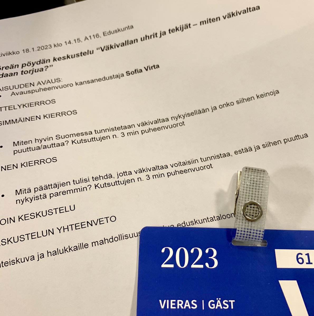 Miia Laasanen (@miialaasanen) on Twitter photo Väkivallan tunnistaminen ja ehkäisy sekä avun turvaaminen - niin tekijälle kuin kokijalle - vaatii katsomista väkivaltailmiön taakse ja puuttumista juurisyihin, kuten #ostrakismi ja #yksinäisyys, mahdollisimman varhain monialaisella yhteistyöllä. Kiitos <a href="/VirtaSofia/">Sofia Virta</a> #pyöreäpöytä Väkivallan tunnistaminen ja ehkäisy sekä avun turvaaminen - niin tekijälle kuin kokijalle - vaatii katsomista väkivaltailmiön taakse ja puuttumista juurisyihin, kuten #ostrakismi ja #yksinäisyys, mahdollisimman varhain monialaisella yhteistyöllä. Kiitos <a href="/VirtaSofia/">Sofia Virta</a> #pyöreäpöytä