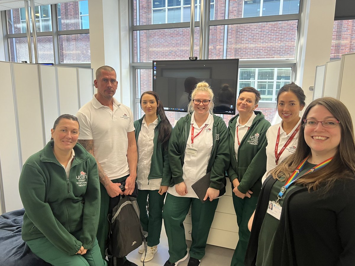 dan_03x's tweet image. Attended the Interprofessional Education session today with Physiotherapy students and Pharmacy students; really enjoyed it and was definitely a confidence builder doing integrated assessments and interventions for a ‘patient’. #OT #StudentOT