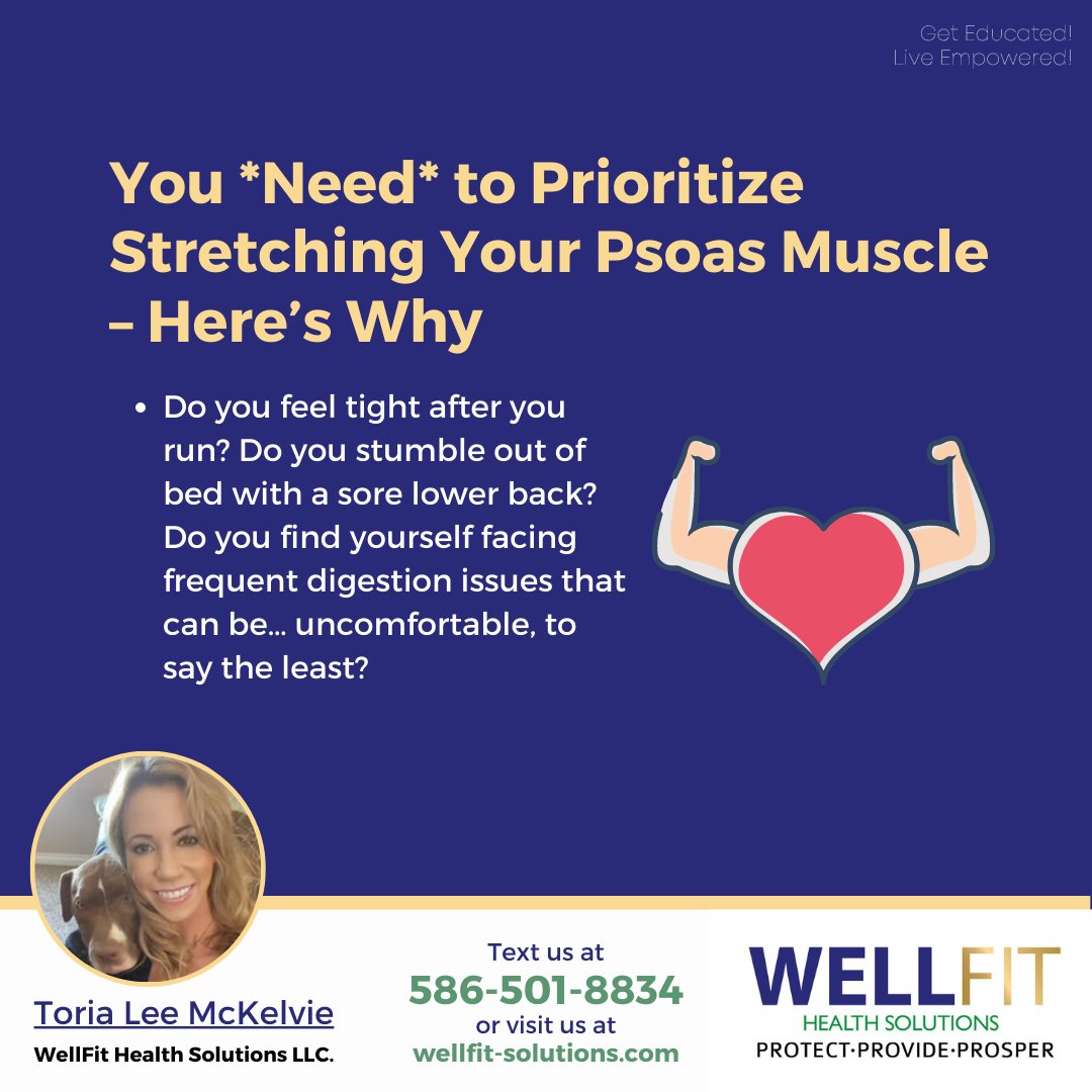 WellFitHealthS's tweet photo. The #psoasmuscle (pronounced “so-az”) is found in the lower lumbar region of your #spine and stretches through the pelvis to the femur. It’s part of the #iliopsoas muscle, along with the psoas minor and the iliacus.
https://t.co/4xc5b3xe2x
Call: 888-999-6939 or 586-501-8834 https://t.co/0yRik1ANg6