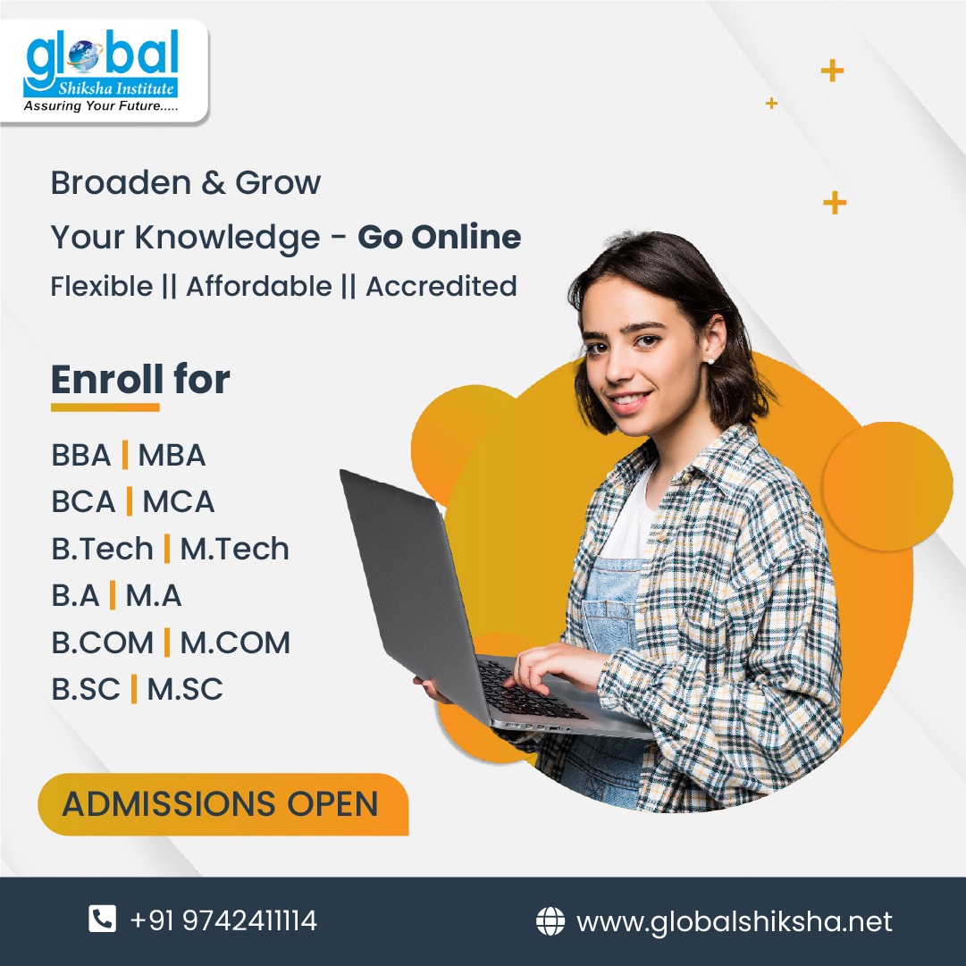 shiksha_global's tweet image. Broaden & Grow Your Knowledge - Go Online!
Flexible || Affordable || Accredited
Enroll for
BBA | MBA
BCA | MCA
BTech | MTech
B.A | M.A
BCOM | MCOM
BSC | MSC
.
Admissions Open
.
For more info :
Visit- globalshiksha.net
.
.
#distantlearning #globalshiksha #distanteducation
