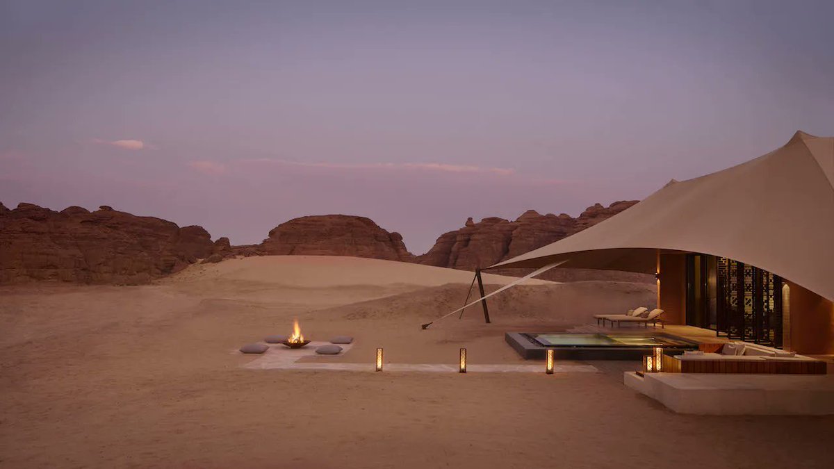 #BanyanTree launches its first property in #SaudiArabia with the arrival of the stunning #AlUla desert camp. buff.ly/3knC8JI @ExperienceAlUla @BanyanTreeAlUla #travel #luxury #desert #desertcamp #saudi #epic #adventure