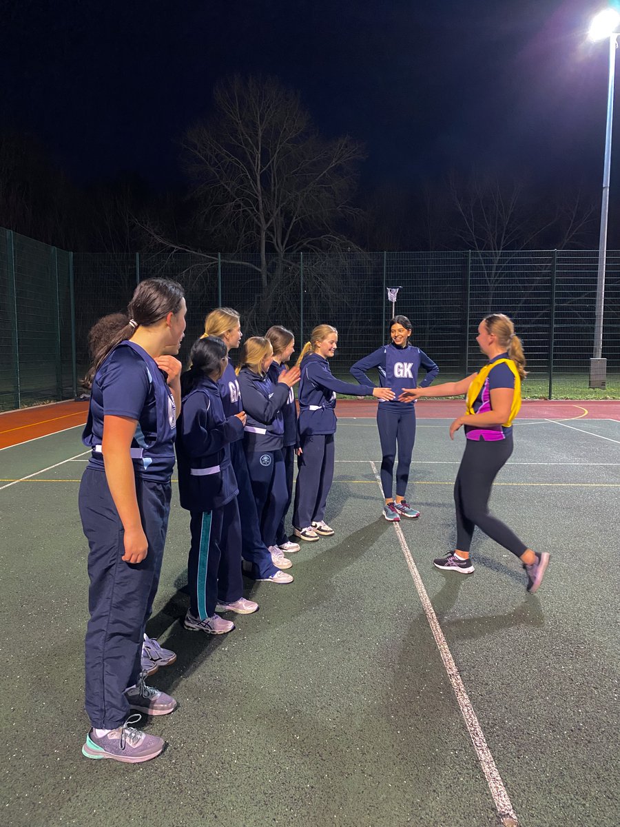 Congratulations to Rae (I Juniors) for receiving player of the match in last night's #netball fixture against @morehouseschool!