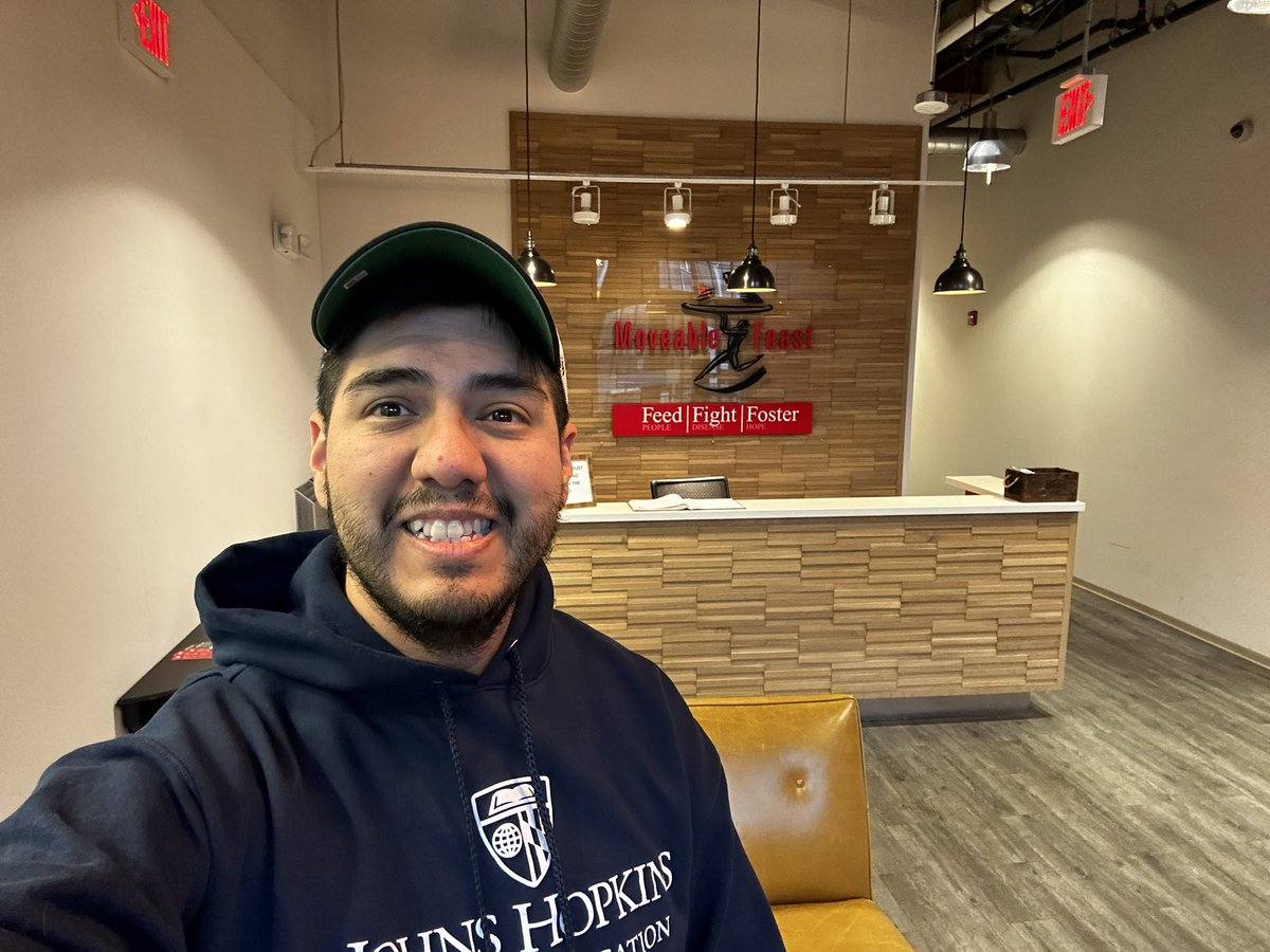 DrVJYoung's tweet photo. Excited for 2023 MLK Day of Service this morning at @Moveable_Feast #HopkinsBetterTogether @JHUeducation @IdealsInstitute https://t.co/052p54tpx0