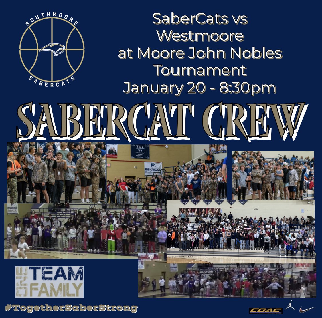 ‼️SEMI-FINALS‼️ 🏀 Moore John Nobles Tournament 🏀 @SHS_SS_ @SouthmooreBars1 @sabercatsports @SouthmooreHS 🔥LETS DANCE🔥