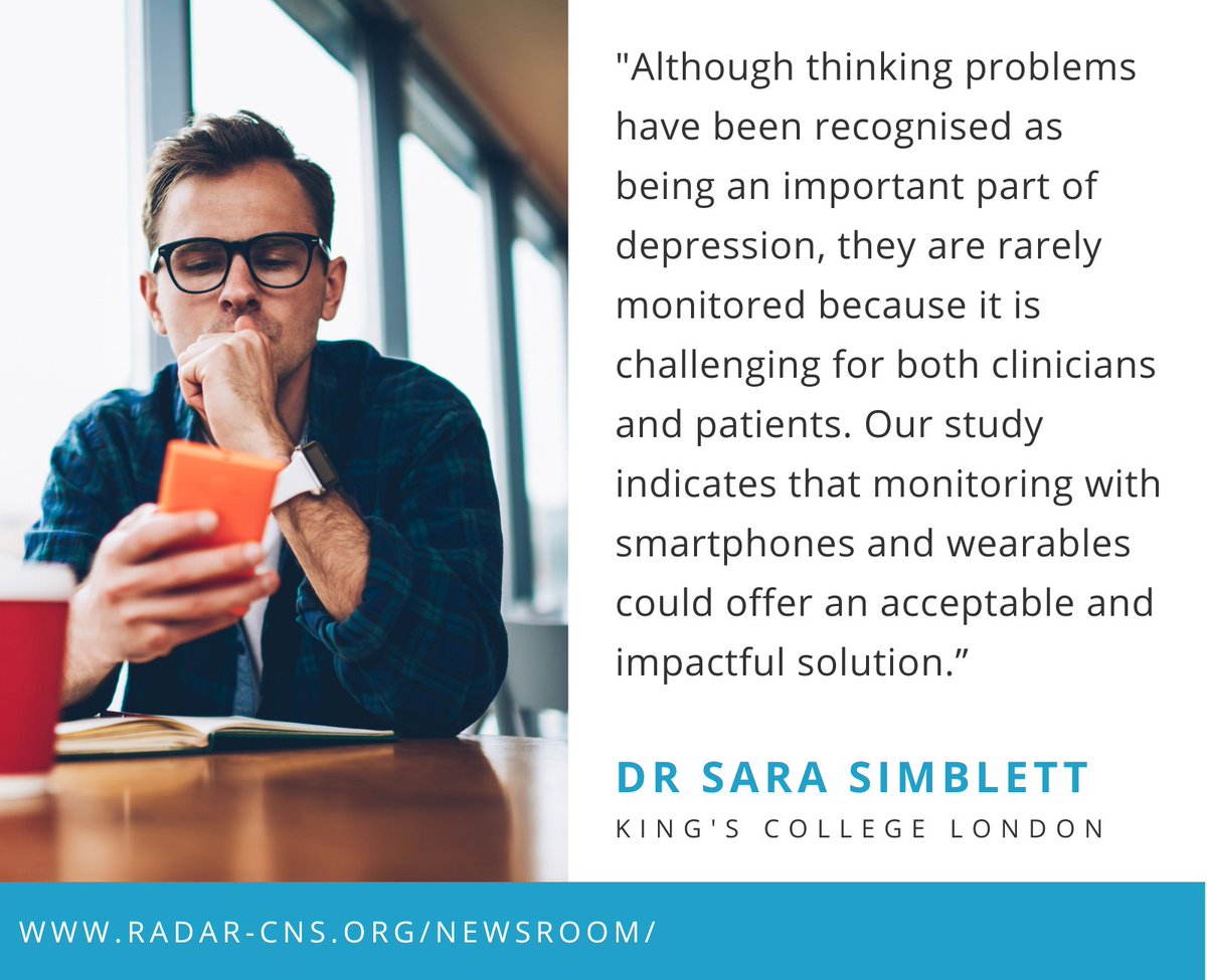 New research has shown that app-based measurements of thinking difficulties are linked to the severity of #depression, highlighting the potential value of #smartphones in monitoring and managing the condition. 

Read more here: bit.ly/3HiRhol