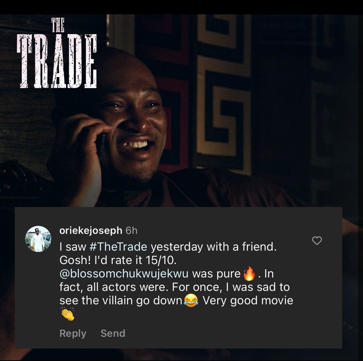 mikeishere01's tweet photo. The reviews from The Trade is incredible. The actors brought their A games. You have to go check it out #WatchTheTrade https://t.co/fRViu728ah
