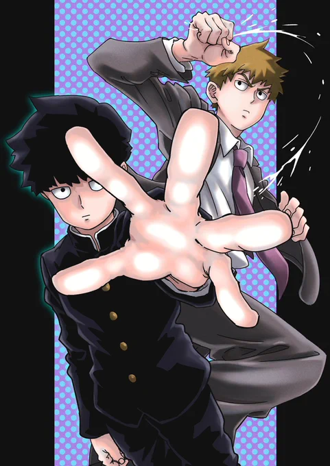 モブ&amp;霊幻#モブサイコ100 