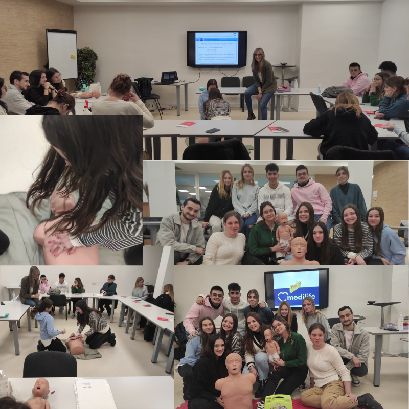 MediLifeTrainin's tweet photo. Nuevo curso de formación RCP y DESA con la certificación de la Sociedad de Medicina Intensiva, crítica y Unidades Coronarias (Semicyuc) para los alumnos de Coopsalus en Castellón.
Gracias a los alumnos por su implicación y a la empresa siempre.

#formación #RCP #desfibrilador https://t.co/SeAnoWUxeq
