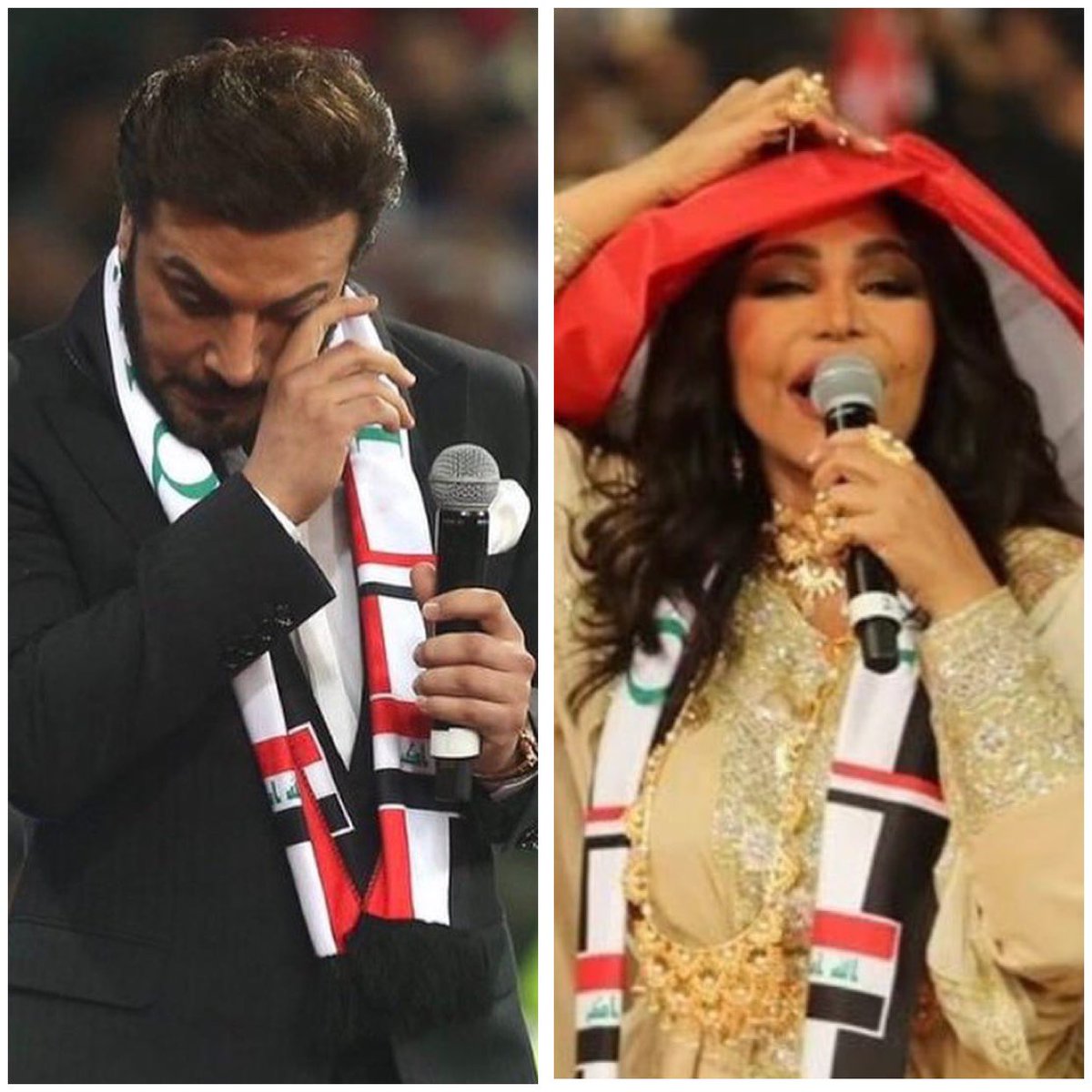 ماجد المهندس وأحلام رفضا استلام أي "مبلغ مالي" للمشاركة في حفل الافتتاح. 

شكرا لهذا الإيثار ، كسبتم محبة وقلوب العراقيين بهذه المواقف الرائعة.
<a href="/majidalmohandis/">ماجد المهندس</a> 
<a href="/AhlamAlShamsi/">A H L A M ~ ♥️ ~ أحلام</a> 
#العراق_عُمان 
#خليجي_25_بصراوي