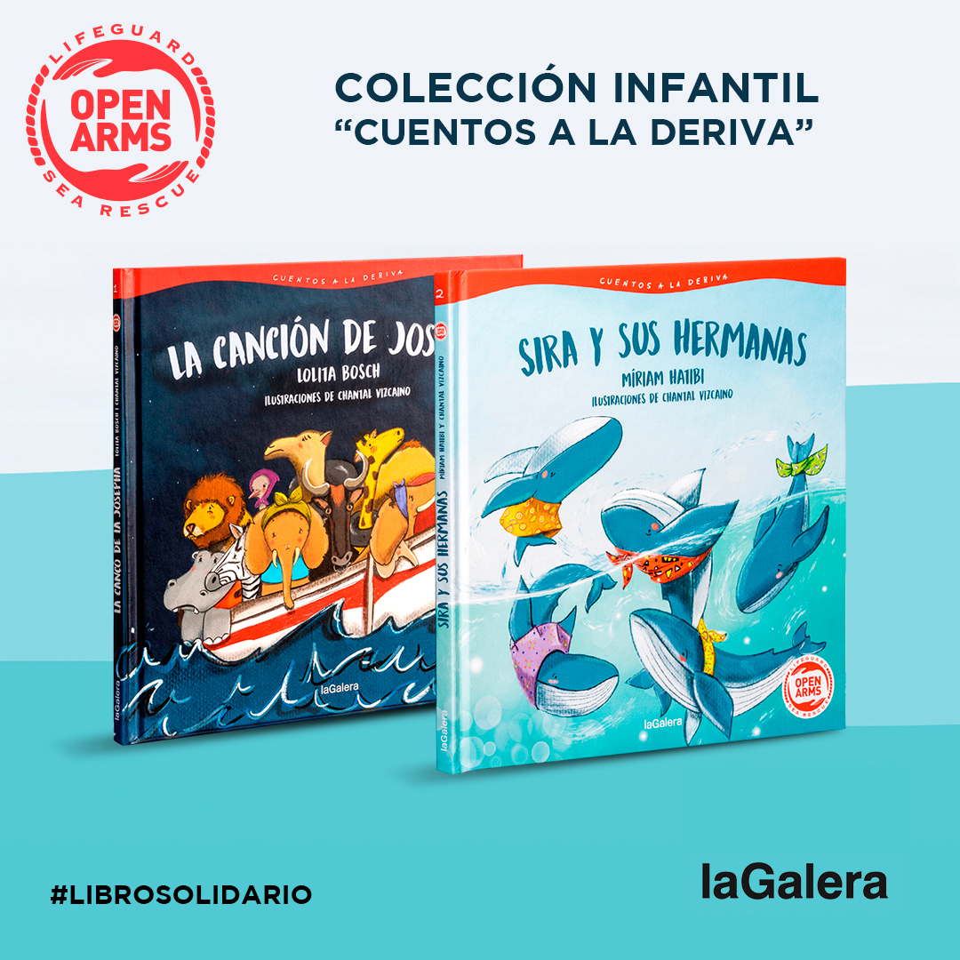 #CuentosALaDeriva es un proyecto solidario de <a href="/editorialgalera/">la Galera</a> junto a <a href="/openarms_fund/">Open Arms</a> para ayudar a concienciar a los niños de la realidad que nos rodea a través de protagonistas del reino animal, también migrantes, que actualmente se hallan amenazados. ⚠️ @ChantalVizcaino