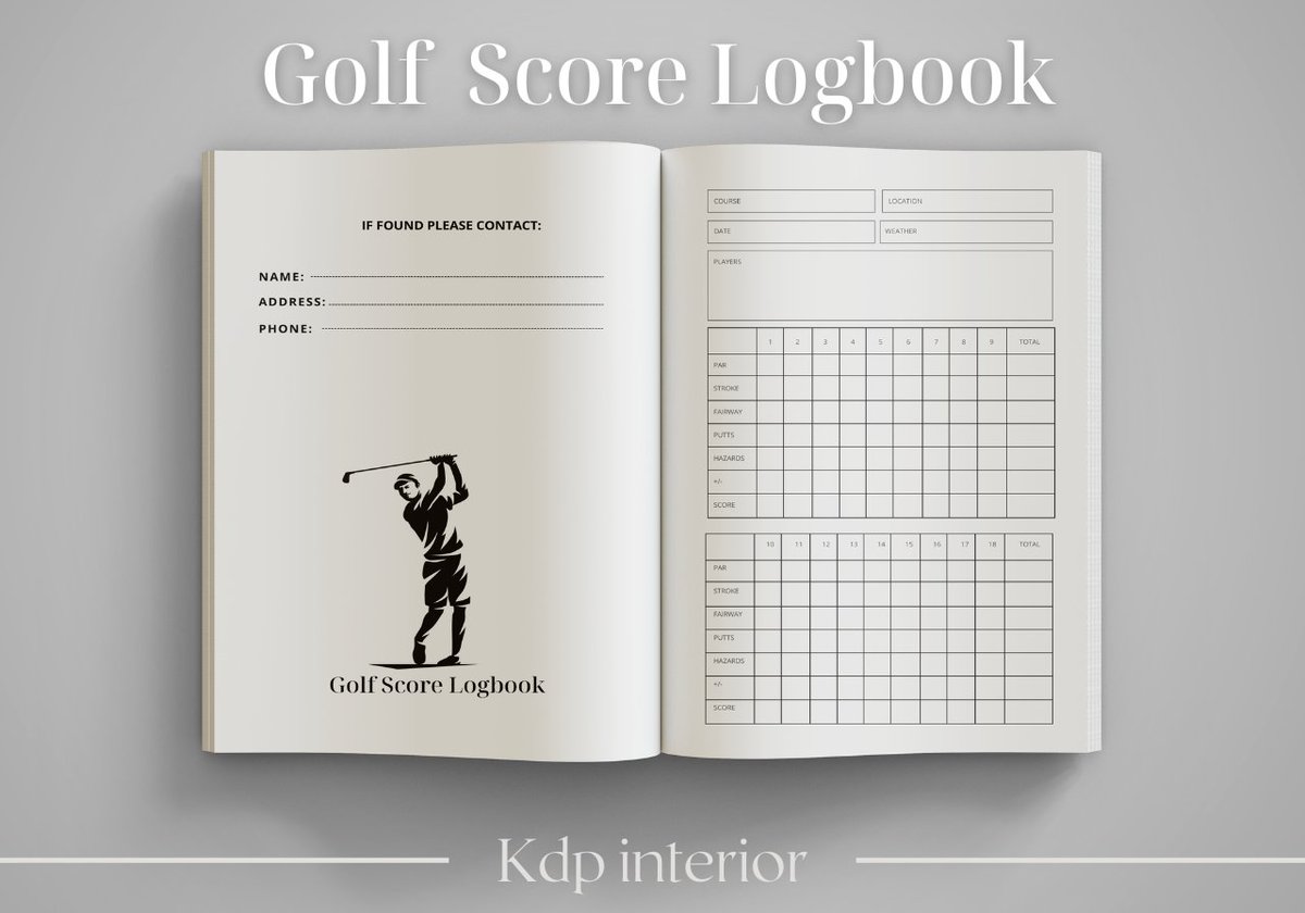 Jane78_567's tweet image. KDP  Logbook Interior template for your low or no content business. 
 #amazonkdp #lowcontent #lowcontentbooks #nocontent #nocontentbooks #logbook #kdpinterior #kdpinteriors #readytoupload #creativefabrica #kindledirectpublishing #golf #golfscore #golfing #golflovers #scoretracker