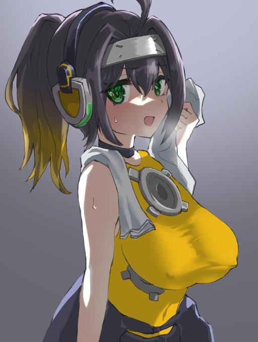 トレーニングか何かが終わった小夜丸ちゃん 