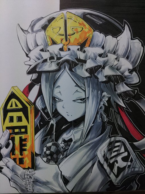 映姫さまと小町の色紙ができましたので今週のイベントに持っていきます😊 