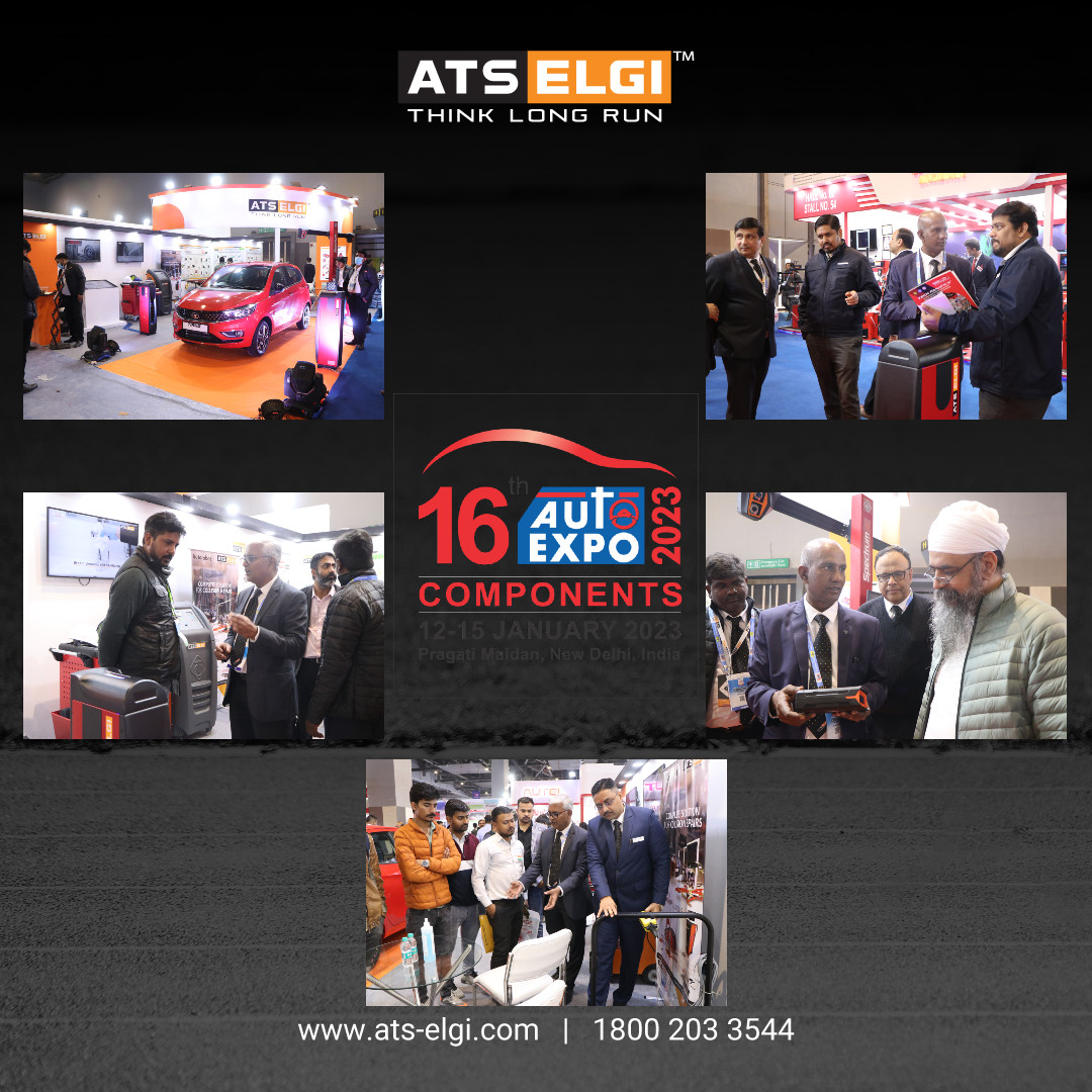 AtsElgiLtd's tweet photo. A few glimpses of the 16th Auto Expo Components 2023 held at Pragati Maidan, New Delhi.
#ATSELGI #AutoExpoComponents #GarageEquipment #Automobile #TotalGarageEquipmentSolutions #60YearsLegacy #AutomobileIndustry https://t.co/7dj5C9sTH0