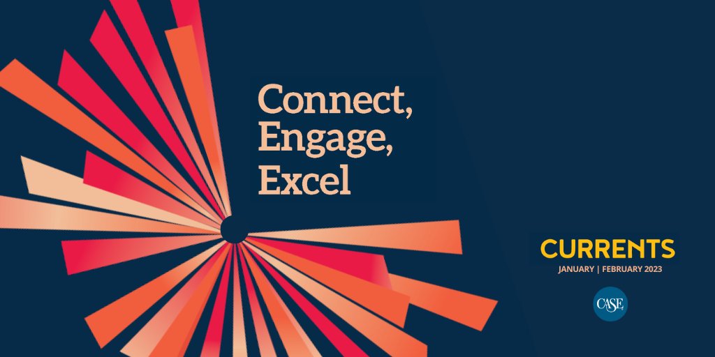 CASEAdvance's tweet photo. Connect, engage, excel: In Currents magazine, explore award-winning projects that connected with alumni, donors, and communities in novel, compelling ways.
Check out the latest #CASEcurrents: https://t.co/GiQr2HrtYT https://t.co/6HGcUCD5wQ