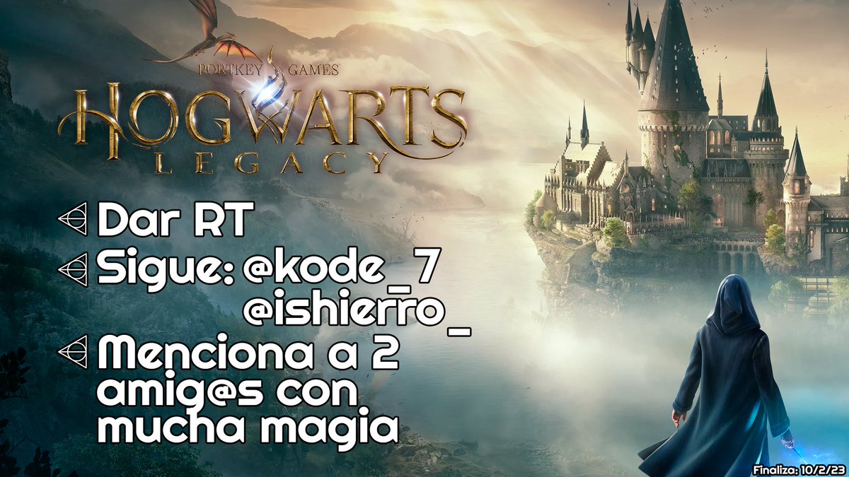ishierro_'s tweet image. ✨SORTEO ✨

¡Recibe tu carta a #HogwartsLegacy en la plataforma que más te guste!

- RT y FAV 
- Follow @isHierro_ y @Kode_7
- Follow en Twitch: twitch.tv/eldiariodekode
- Menciona a 2 amigos mágicos.

👉gleam.io/34uai/carta-ho…

¡Mucha suerte!
#ps5 #xbox #switch #pcgaming #PS4