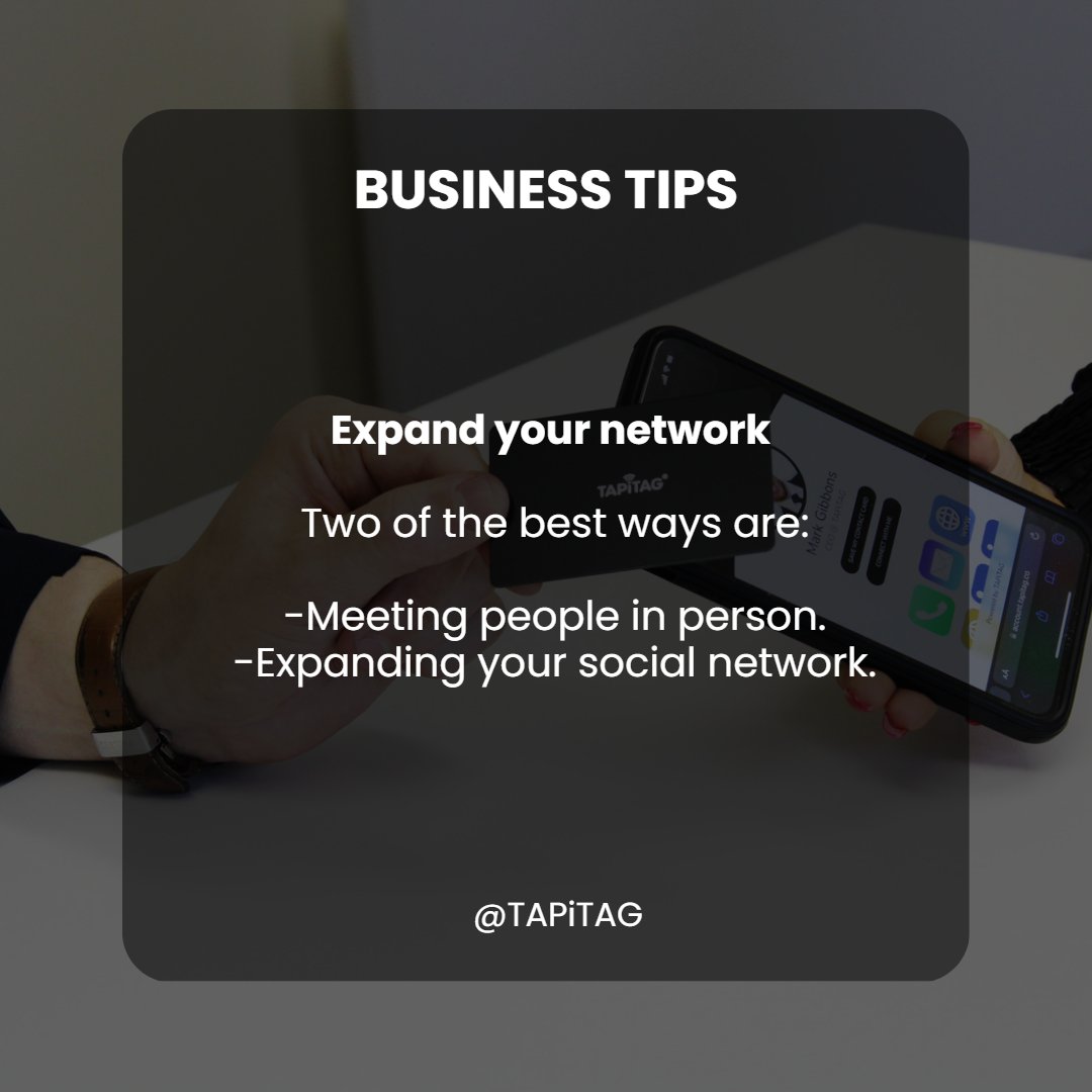 TAPiTAG_IRL's tweet photo. With the help of a business card, you build your personal relationship with the client which is beneficial for your growth. 

| Technology works best when it connects people. | https://t.co/7LE3sZEHrV https://t.co/onTuPcpZLG