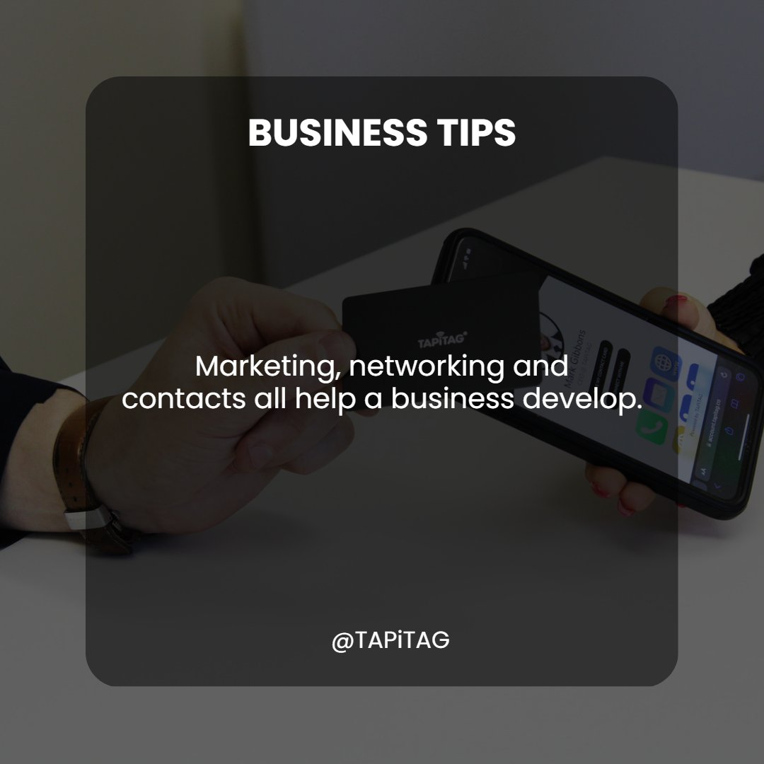 TAPiTAG_IRL's tweet photo. With the help of a business card, you build your personal relationship with the client which is beneficial for your growth. 

| Technology works best when it connects people. | https://t.co/7LE3sZEHrV https://t.co/onTuPcpZLG