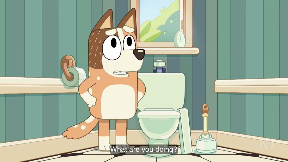 out of context Bluey tweet media