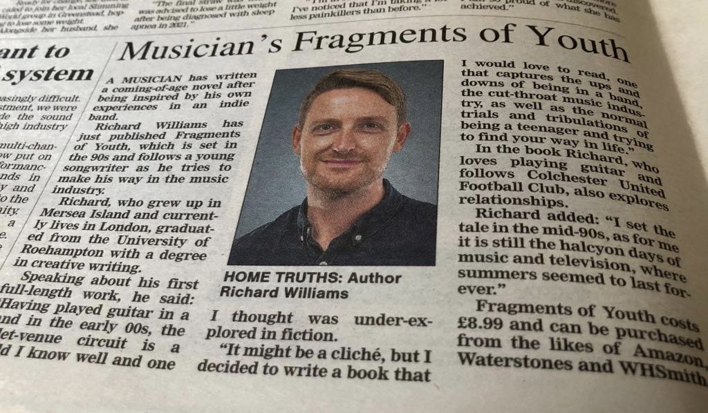 dickie_williams's tweet photo. The Essex County Standard have done a piece on my book. There’s a similar piece on the Gazette website (link below) if you’re interested in the inspiration behind it: #FragmentsOfYouth #Colchester #Essex
https://t.co/UkHXjv6K94 https://t.co/WDY1Y3wKnb