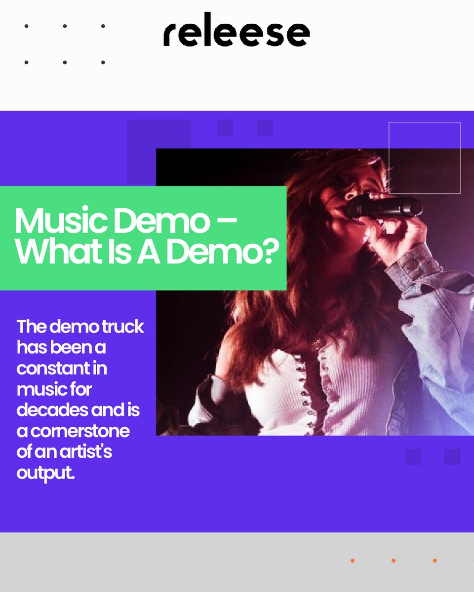releesecloud's tweet photo. 🎵 🎶 A music demo is the first step in making great music – just as a graphic artist might make a number of test sketches to plan their piece before they really get to work, a demo allows a musician to reach the full potential of each song. 

👇

#music #musicindustry https://t.co/KxeoPKb3Rn
