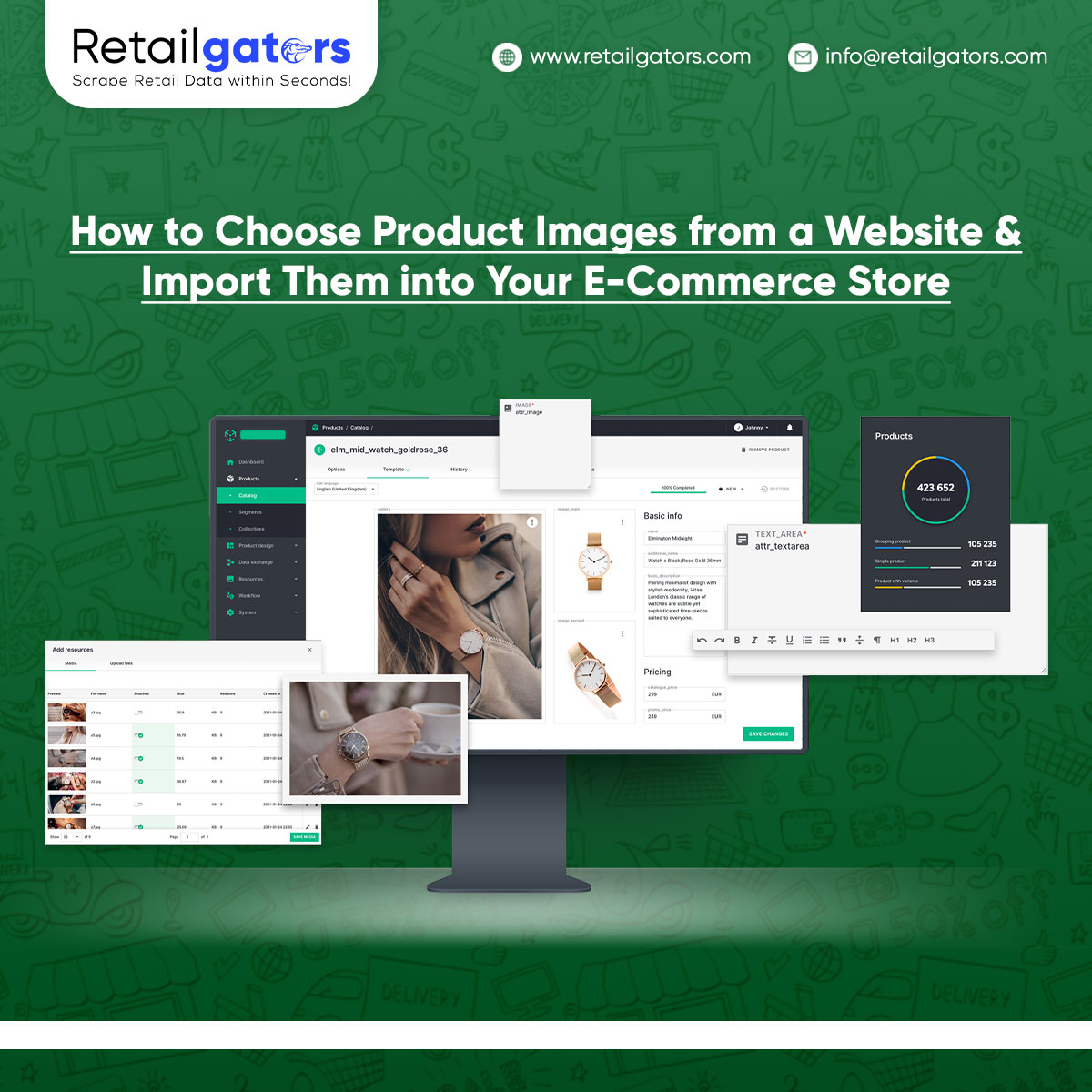 Retailgators2's tweet image. Now you can get product images from the website easily as well as import them in your website using Retailgators Image Scraper and this blog shows you how to do that.
lnkd.in/duHyMziW

#ImageScraper #websitedata #productimages