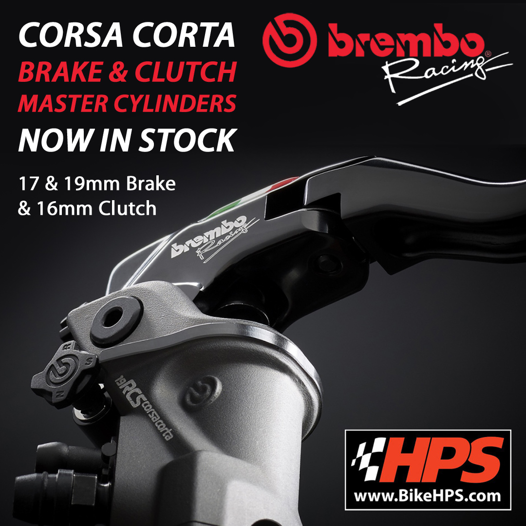 The ultimate #Brembo Corsa Corta Master Cylinders with unique adjustable bite point feature for that perfect feel.

In stock now...
bikehps.com/acatalog/Bremb…

#BremboRacing #BremboCorsaCorta #CorsaCorta #CustomMotorcycle #CustomMotorcycles #MotorcycleBrakes #MotorcycleTrackdays